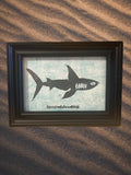 Framed Shark Print